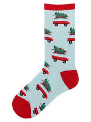 Christmas Van Kid's Crew Socks (M/L)
