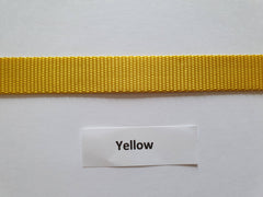 5/8" Heavy Nylon Webbing - Variety of Colors - Yellow, Beige, Pink, Teal & Lt. Turquoise