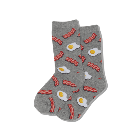 Eggs and Bacon Kid's Crew Socks (M/L)