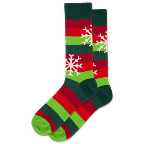 Snowflakes Men's Crew Sock