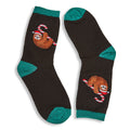 Candy Cane Sloth Kid's Crew Socks (M/L)