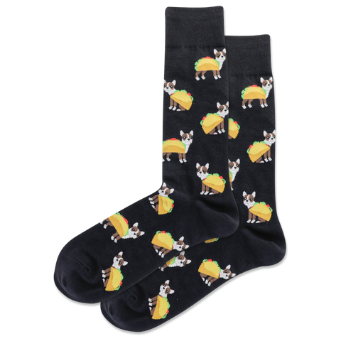 Taco Terrier Kid's Crew Socks (M/L)