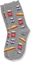 Peanut Butter & Jelly Kid's Crew Socks (S/M)