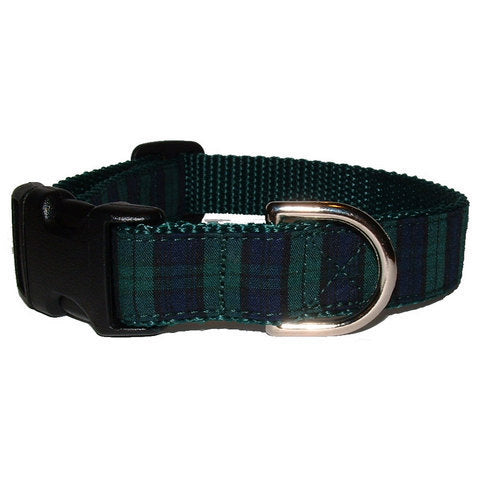 Black watch sales plaid dog collar