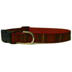 Maple Leaf Tartan Dog Collars