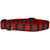 Pretty Red Tartan Dog Collar